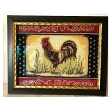 Folk-Inspired Home Decor Lot with Textiles, Plates, and Wall Art