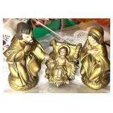 Holiday and Christmas Decor Assortment, Includes Old World Santa