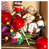 Holiday and Christmas Decor Assortment, Includes Old World Santa
