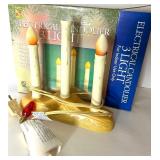 Holiday and Christmas Decor Assortment, Includes Old World Santa