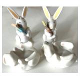 Easter and Spring Decor Lot - Plates, Linens, Figures, and More