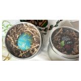 Easter and Spring Decor Lot - Plates, Linens, Figures, and More