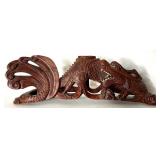 Assorted Collectibles Lot: Folk Art, Figurines, Carvings, and Decor