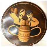 Assorted Collectibles Lot: Folk Art, Figurines, Carvings, and Decor