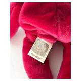 Valentine Collectibles Lot - TY Beanie Baby Valentina, Wedgwood Crystal Heart, Brush