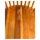 Pair of Windsor Style Wooden Arm and Side Chairs