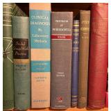 Vintage Dental and Medical Book Lot with Dental Disorders Chart