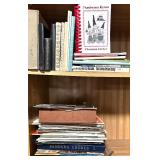 Collection of Ukrainian and Russian Books, Cookbook, Sheet Music, and Records