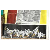 Early 1980s Soviet Propaganda Poster USSR Economic Plan 1981-1985 and Map