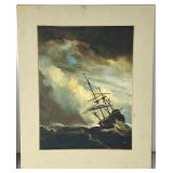 Framed Print "Serenade" by J. Tabor and Two Art Prints