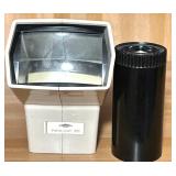 Vintage Projection Screens, Slide Projector, and A/V Equipment Lot