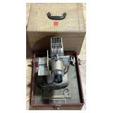 Vintage Projection Screens, Slide Projector, and A/V Equipment Lot