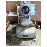 Vintage Projection Screens, Slide Projector, and A/V Equipment Lot