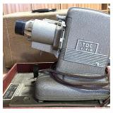 Vintage Projection Screens, Slide Projector, and A/V Equipment Lot