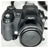 Vintage Camera & Lens Lot: Canon, FujiFilm FinePix S5100, Kodak, Pentax K1000, Asahi 135mm