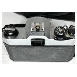 Vintage Camera & Lens Lot: Canon, FujiFilm FinePix S5100, Kodak, Pentax K1000, Asahi 135mm