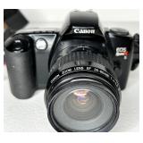 Vintage Camera & Lens Lot: Canon, FujiFilm FinePix S5100, Kodak, Pentax K1000, Asahi 135mm