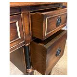 Vintage Illinois Cabinet Rockford Desk with Original Hardware