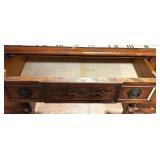 Vintage Illinois Cabinet Rockford Desk with Original Hardware