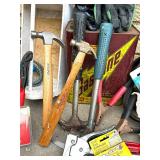 Mixed Lot of Hand Tools, Hardware, and Workshop Supplies