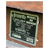 Ironrite Model 88 Electric Ironer with Wood Cabinet
