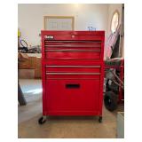 Clarke Red Rolling Tool Chest with Drawers