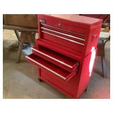 Clarke Red Rolling Tool Chest with Drawers