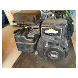 Briggs & Stratton Gas-Powered Pump on Wooden Base
