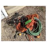 Electrical Extension Cords in Various Colors and Lengths