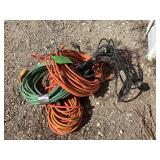 Electrical Extension Cords in Various Colors and Lengths
