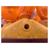 Traffic Warning Lights with Yellow Bases and Lenses