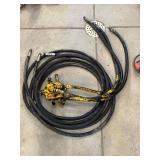Hydraulic Hose Assembly with Yellow Valve Block