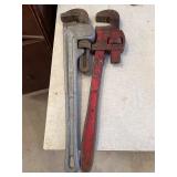 Heavy Duty Steel Pipe Wrenches, 18 Inch