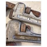 Three Pipe Wrenches