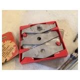 Hand Tools Including Planes, Auger Bits, and Woodworking Accessories