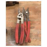 Two Snap Ring Pliers