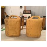 Pair of 5 Gallon Diesel Cans