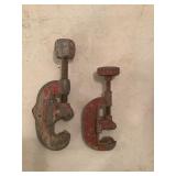 Three Pipe Cutters by Rigid