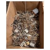 Hardware Components in Wooden Box