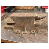 Small Cast Iron Bench Anvil With Mounting Holes