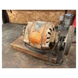 Electric Motor With Grinding Wheel