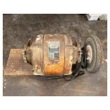 Electric Motor With Grinding Wheel