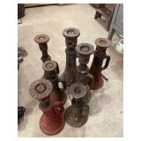 7 Assorted Vintage Mechanical Screw Jacks