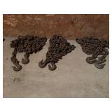 Heavy Duty Steel Chains with Hooks