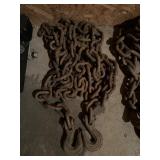 4 Heavy Duty Steel Chains With Hooks