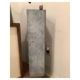 Farmhouse Style Organizer with Metal and Wood Construction