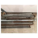 Steel Pipes, Longest 53 Inches, Shortest 24 Inches