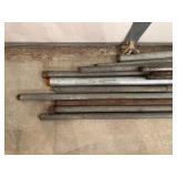 Steel Pipes, Longest 53 Inches, Shortest 24 Inches