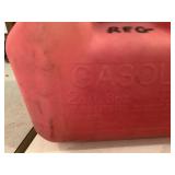 Red Plastic Gasoline Canister, 2 Gallon 8 oz Capacity