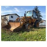 Case 580D Construction King Backhoe Loader with Enclosed Cab
